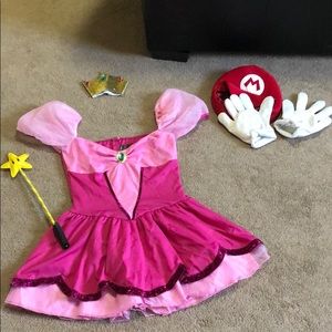 Princess Peach and Mario Costumes
